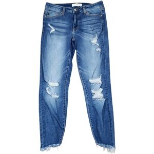 Kancan Distressed Skinny Jeans Size 11